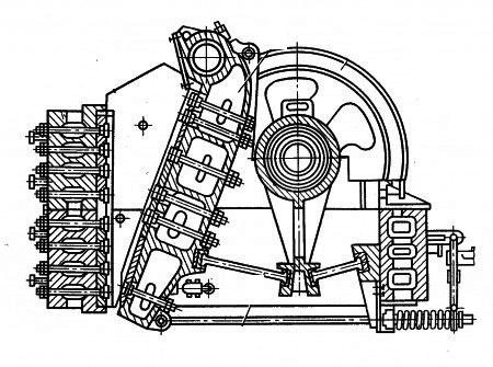 Дробилка щековая СМД-184 размером 900 x 1200